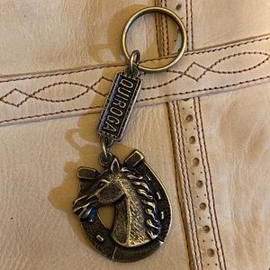 Western Keychain Horseshoe & Horse Metal 3.5” Country Southwestern Key-Holder